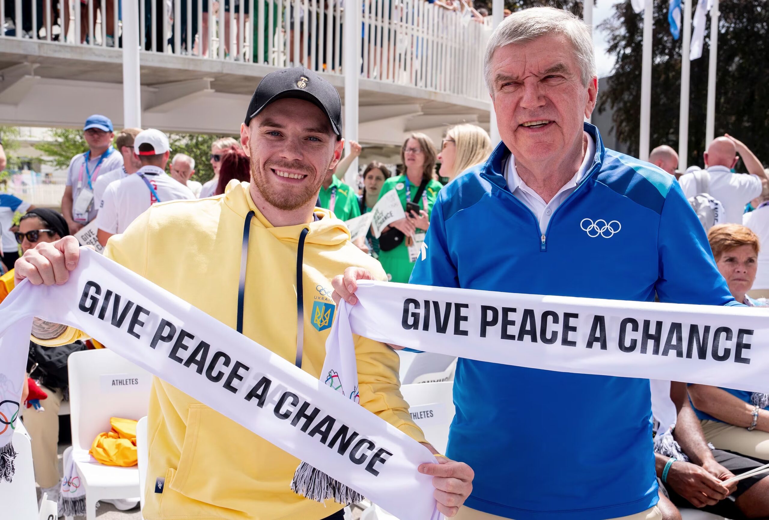 CHAIRMAN OF THE IOC: “YOU ARE THE AMBASSADORS OF OUR TIME”.