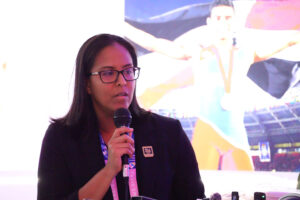 Damaris Young, President of the Panama Olympic Committee and member of Centro Caribe Sports (Richard Bazil / Centro Caribe Sports).