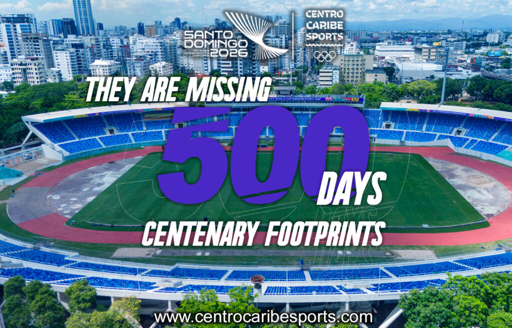 500 days to go until the Santo Domingo 2026 Central American and Caribbean Games