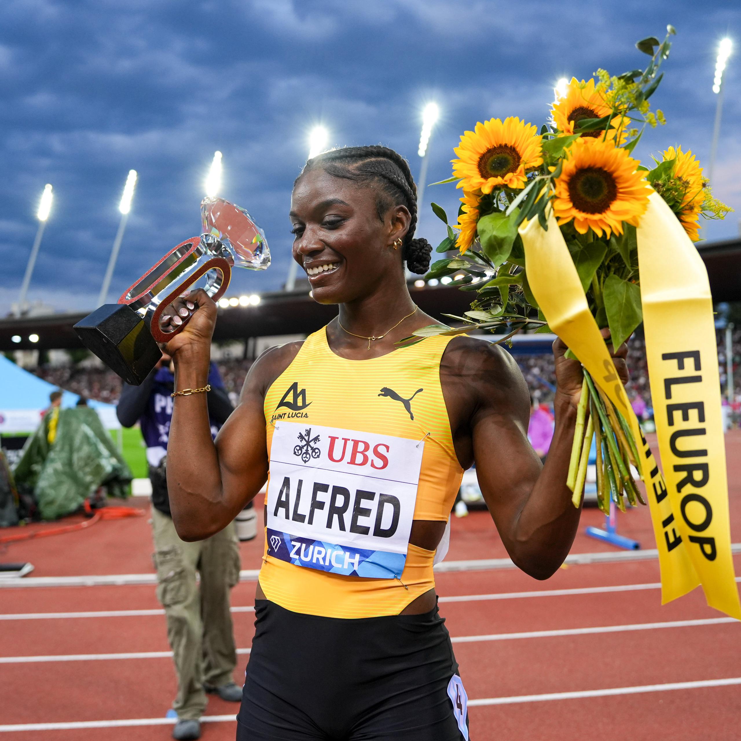 Santa Lucia at the Top: Julien Alfred Wins the 100m at the Diamond League